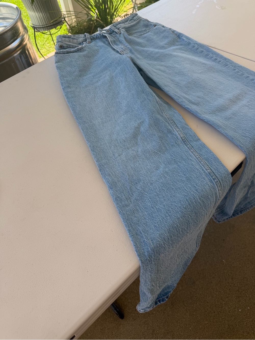 Abercrombie & Fitch Light Blue Bootcut Jeans